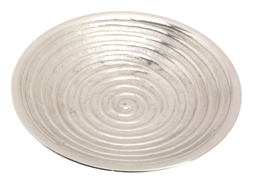 Nickel Plated Candlestick Plate D 10 cm