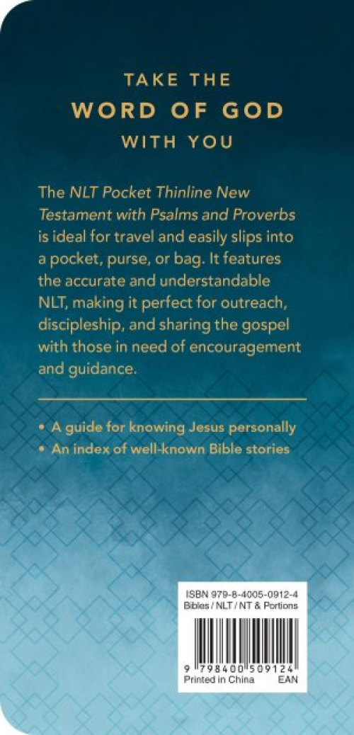 NLT Pocket Thinline New Testament with Psalms and Proverbs (Softcover)