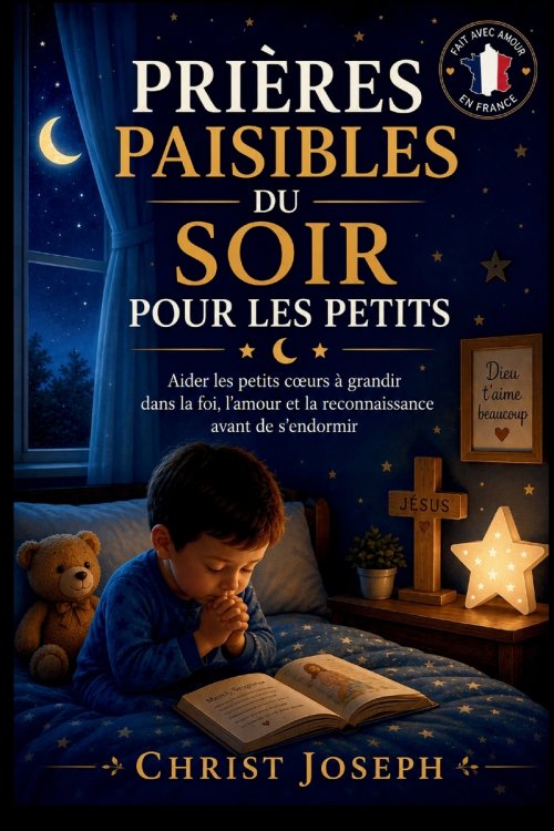 CALME PRIÈRES POUR LE SOMMEIL POUR LES TOUT-PETITS: Aidez les petits curs à grandir dans la foi, l'amour et la gratitude avant le coucher