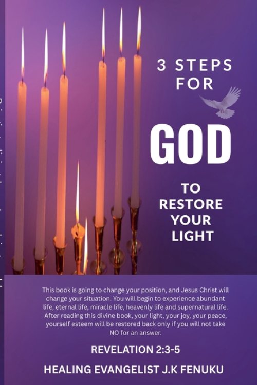 3 Steps For God To Restore Your Light.