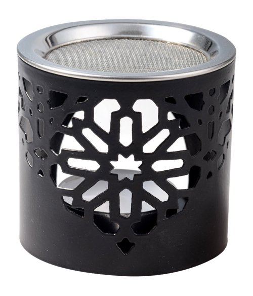 Black Steel Incense Burner H 6 cm