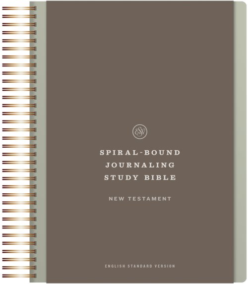 ESV Spiral-Bound Journaling Study Bible, New Testament (Hardcover)