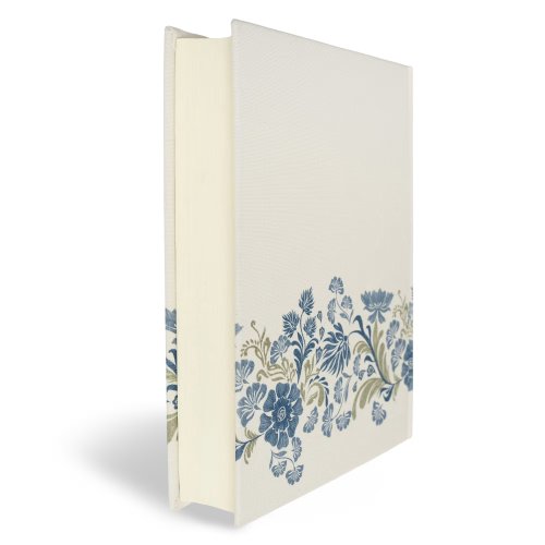 CSB Notetaking Bible, Large Print Edition, Cream Floral Clot