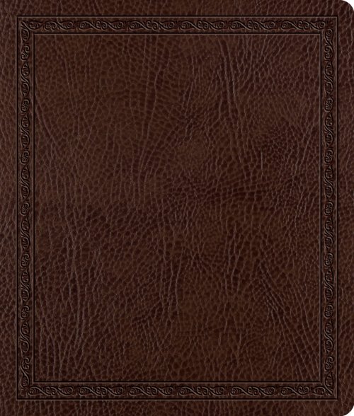 ESV Journaling Bible (Bonded Leather, Mocha, Threshold Design)