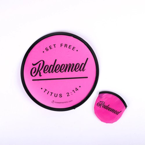 Redeemed Foldable Hand Fan - Pack of 6