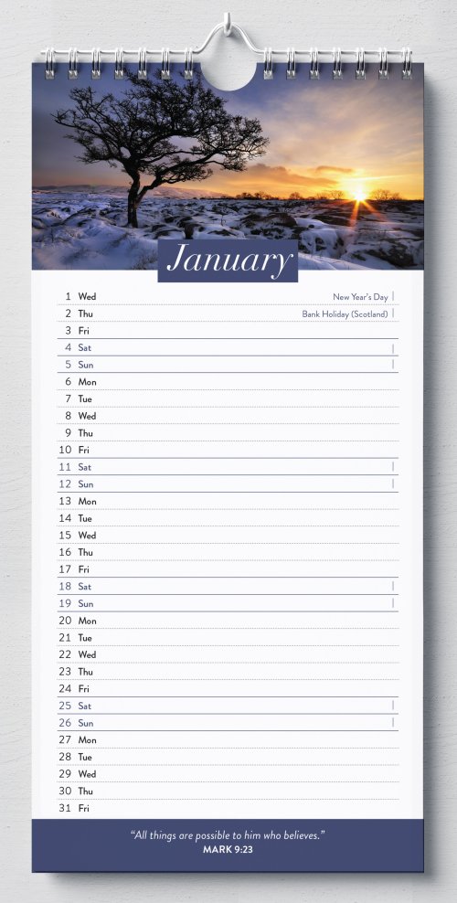 2025 Calendar Words Of Jesus Free Delivery when you spend £10 at Eden.co.uk