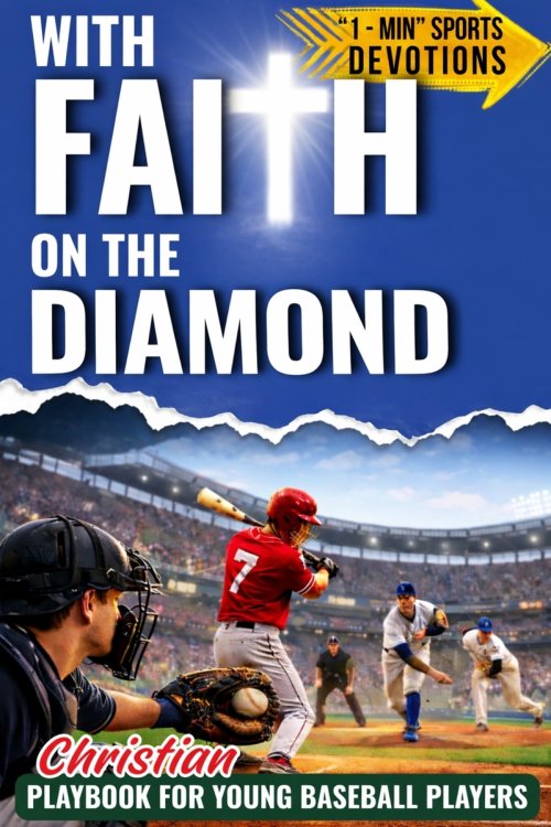 With Faith on the Diamond: Christian Playbook for Young Baseball Players. Bible-Based 1-Minute Sports Devotions to Build Mental Toughness, Confidence