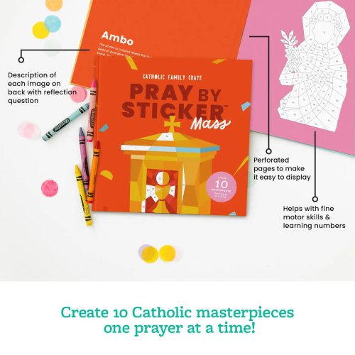 Pray By Sticker: Mass Sticker Book