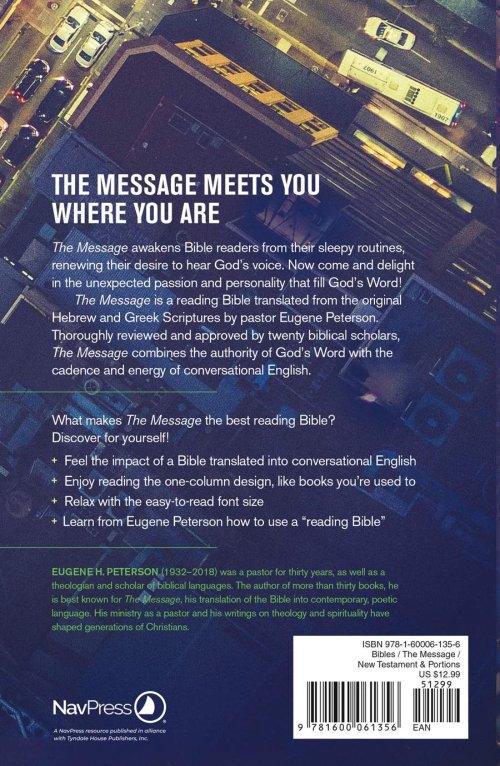 The Message New Testament with Psalms and Proverbs
