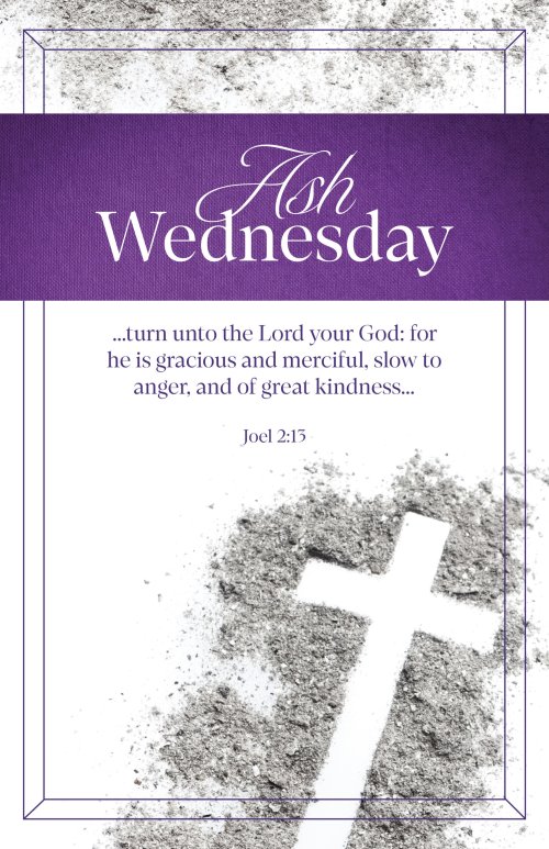 Ash Wednesday Bulletin: For He is Gracious (Package of 100)