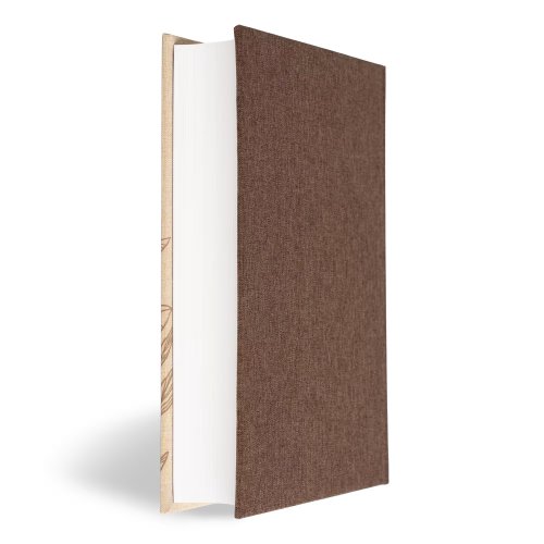 CSB Single-Column Wide-Margin Bible, Cream Cloth Over Board