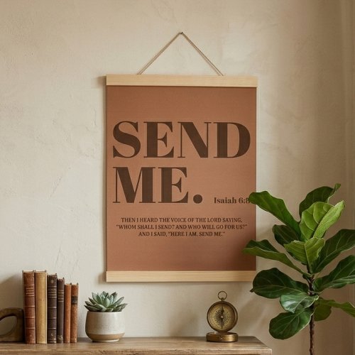 Christian Canvas Wall Art - Send Me Isaiah 6:8