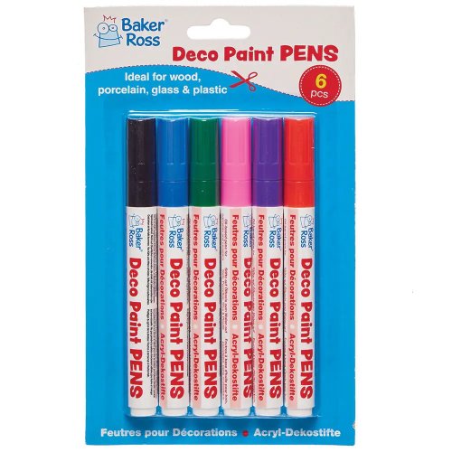 Deco Paint Pens (Set A Pack of 6)