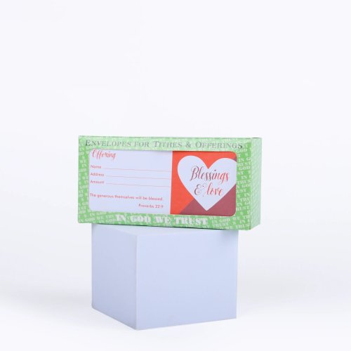 Offering Envelope Blessings & Love Pack of 100