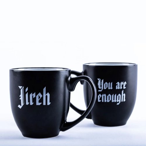 Jireh: You Are Enough Black Mug 16oz (473ml)