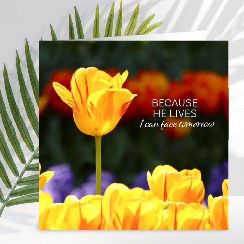 Because He Lives pack of 5 Easter cards