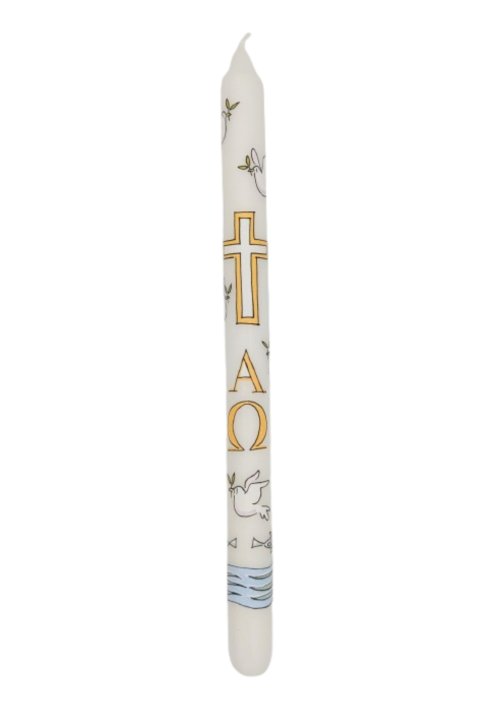 Baptism Candle - Alison Gardiner Exclusive Design
