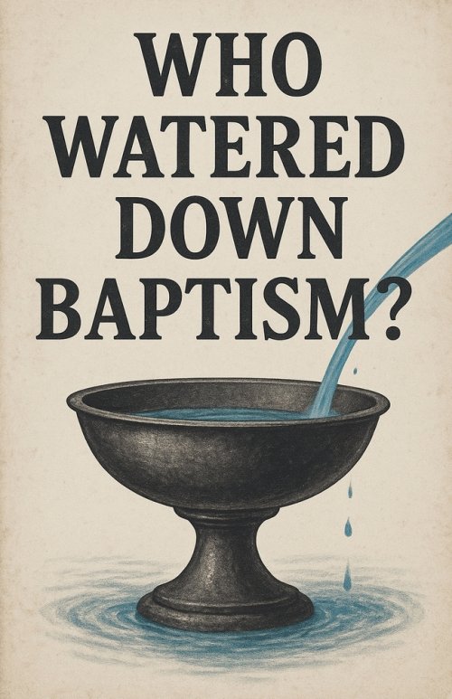 Who Watered Down Baptism?