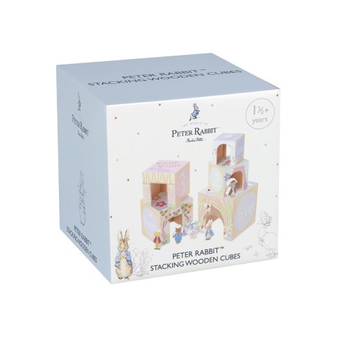 Peter Rabbit™ Wooden Stacking Cubes (FSC®)