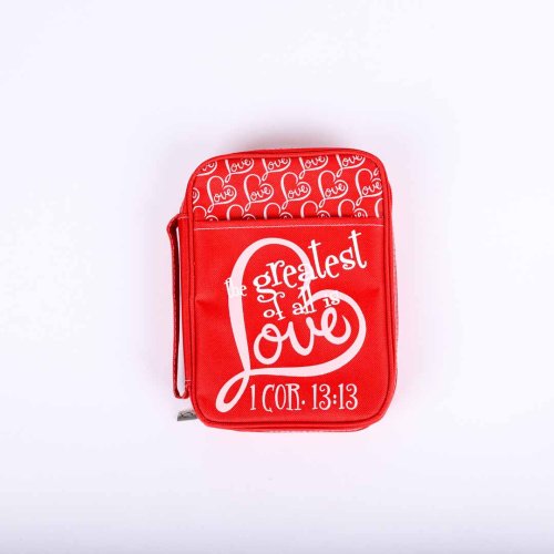 The Greatest Is Love Red Bible Cover - Medium