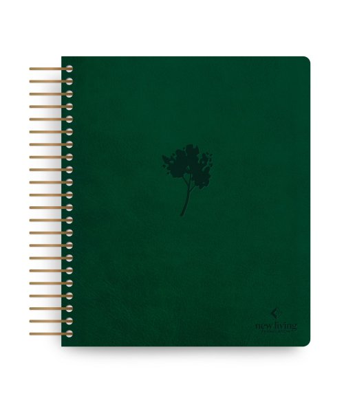 NLT Spiral-Bound Notetaking Bible, Filament Enabled (Hardcover LeatherLike, Forest Green)