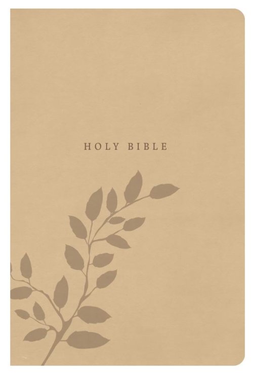CSB Large Print Compact Reference Bible, Camel