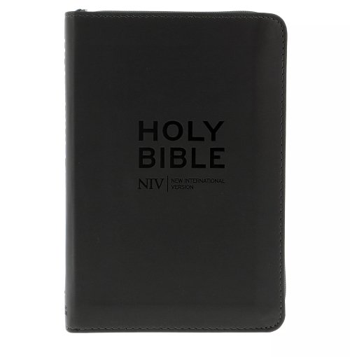 NIV Compact Bible, Charcoal, Imitation Leather and MAF Bible Donation