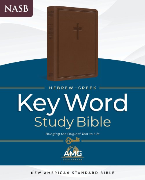 NASB Hebrew-Greek Key Word Study Bible, Brown, Indexed