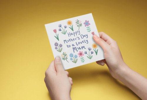 Floral Mother's Day - Mum - Greeting Card & Envelope