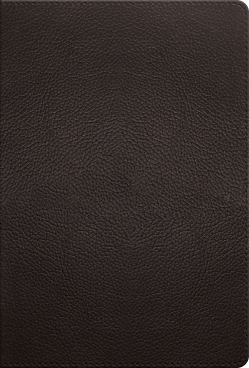ESV Men's Study Bible (Buffalo Leather, Deep Brown)