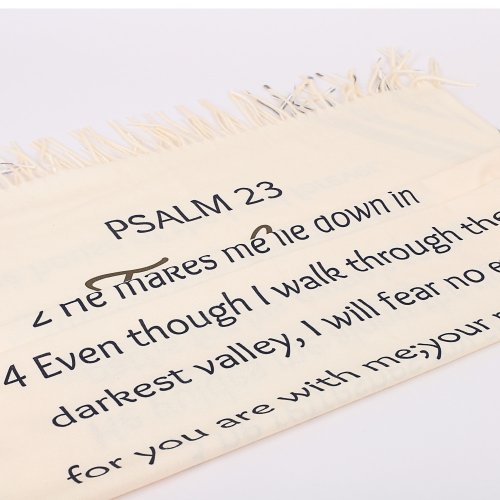 Shawl Fashion Prayer Psalm 23