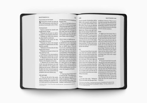 ESV Giant Print Value Personal Size Bible (TruTone, Black)