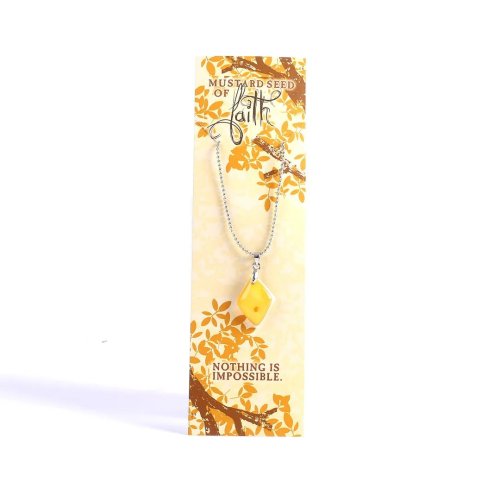 Necklace Mustard Seed Diamond Silver