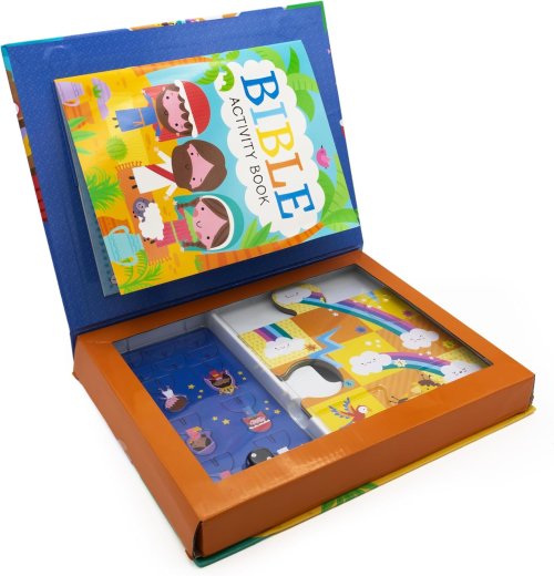Bible Board Game Set - Includes 2 Games and Activity Book