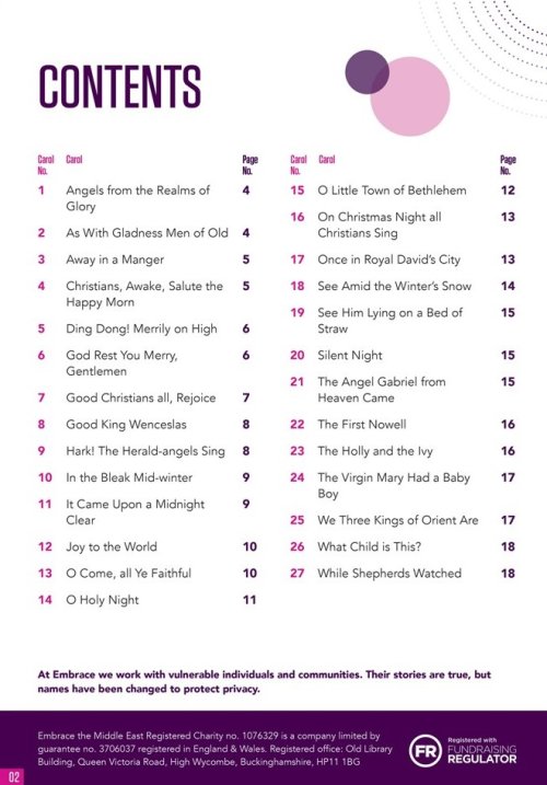 The Bethlehem Carol Sheet Pack of 25