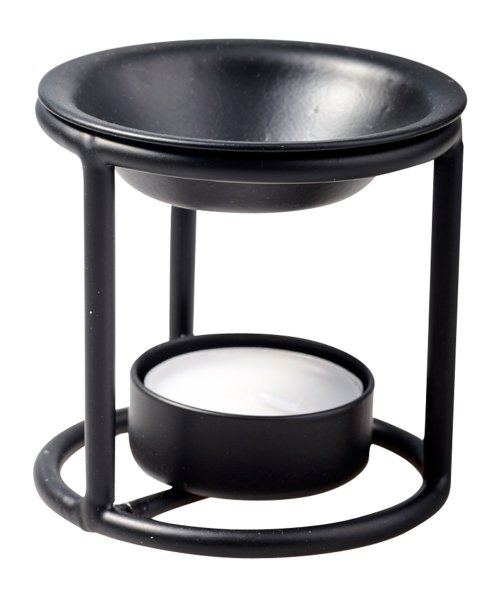 Black Steel Incense Burner H 7 cm