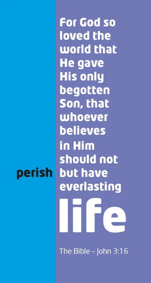 50 x John 3v16 Tracts