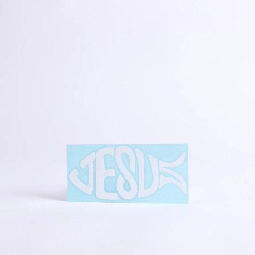 Jesus Fish Auto Vinyl Decal (6" x 6")