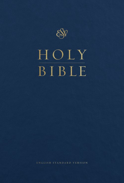 ESV Pew and Worship Bible, Large Print (Hardcover, Blue)