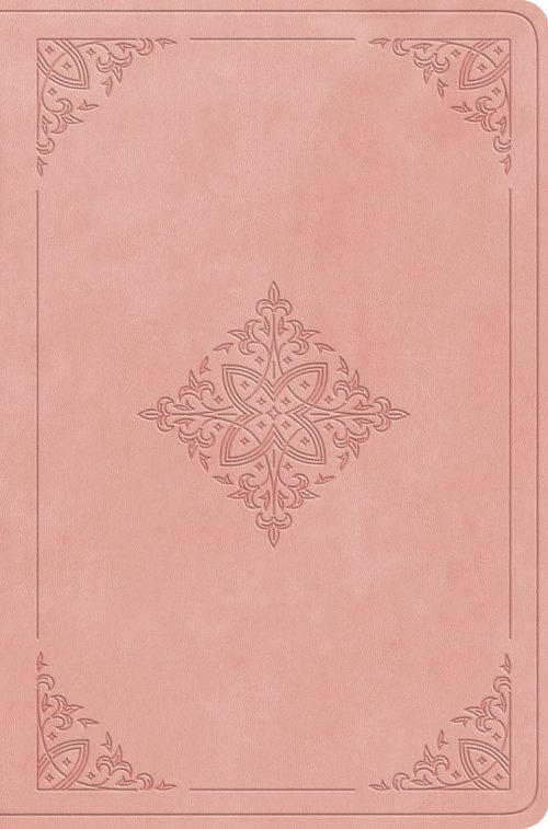 ESV Value Compact Bible (TruTone, Blush Rose, Fleur-de-lis Design)