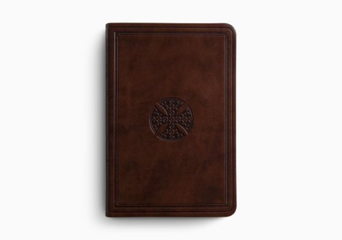ESV Value Compact Bible (TruTone, Chestnut, Mosaic Cross Design)