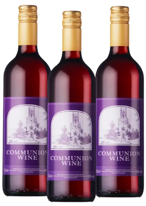 Pack of 3 Communion Wine (ABV: 15%) - Broadland Drinks 75cl