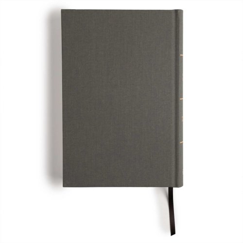 CSB Grace Bible, Charcoal Cloth Over Board (Dyslexia Friendly)