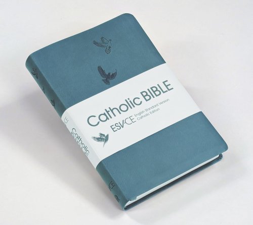 ESV-CE Catholic Bible, Sky Blue Flexiback, Debossed Dove, British Liturgical Bible, ESV-CE, Flexiback, Standard size