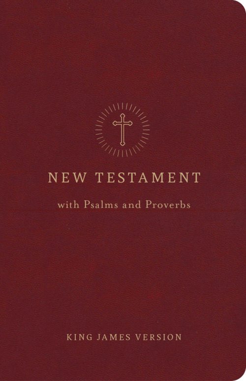 KJV Pocket New Testament with Psalms and Proverbs, Crimson L