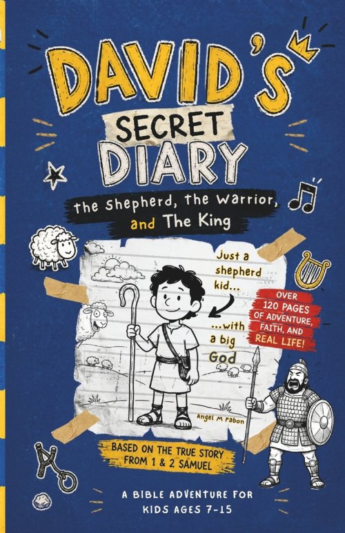 DAVID'S SECRET DIARY, A Bible Adventure for Kids: The Shepherd, The Warrior, and The King - A Christian Story About Faith, Courage, and God for Kids A