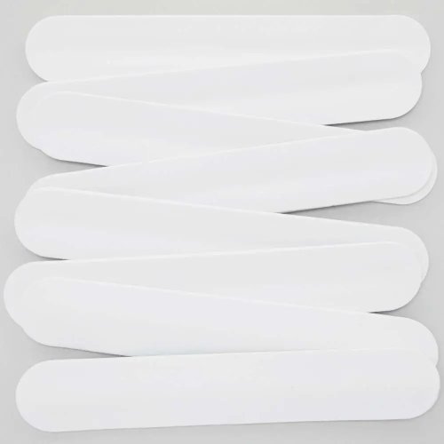 White Foam Snap-On Bracelets