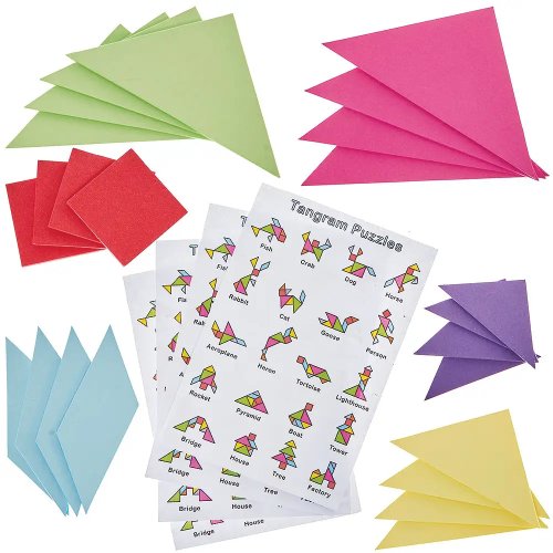 Tangram Puzzle Sets (Pack of 4)