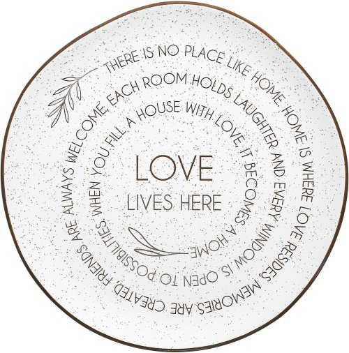 Plate-Love Lives Here-10.5" Ceramic (#88606)