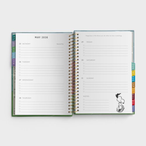 Peanuts 12-Month Weekly Planner